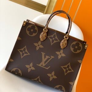 Louis Vuitton Brown Monogram Tote Bag